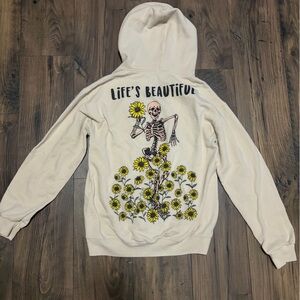 Brandy Melville Beige Hoodie